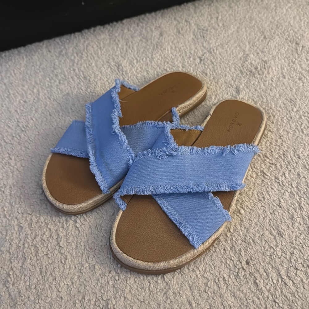 Blue Sandals